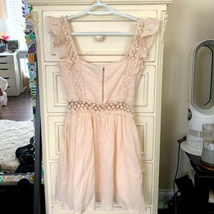 Forever 21 Crochet Trim Fit&Flare Dress